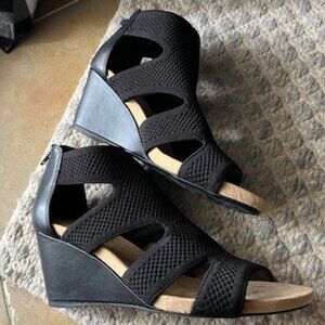 Alfani Black Wedge Sandals